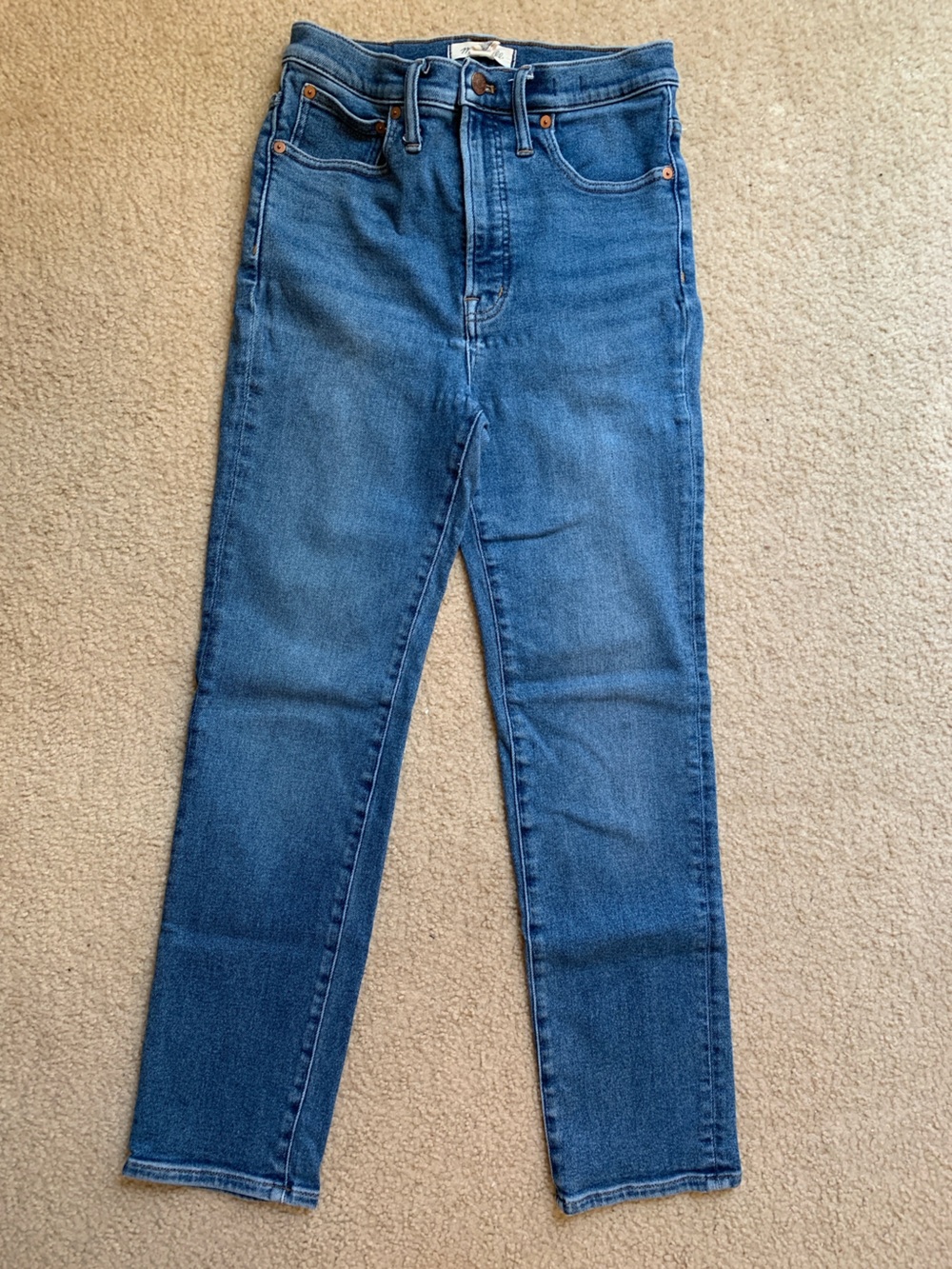 The Perfect Vintage Jeans Madewell Womens Size 28 High Rise Blue Denim